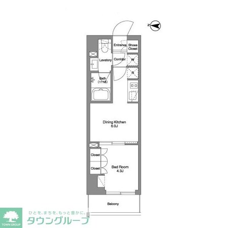 BPRレジデンス東日暮里の物件間取画像